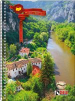 Тетрадка Deis А4,150л,широки редове ,спирала ,твърди корици ,4теми,наша България я2024 - Image 2