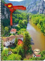 Тетрадка Deis A4, 80л, малки квадратчета, спирала,нашата България 2024 - Image 2