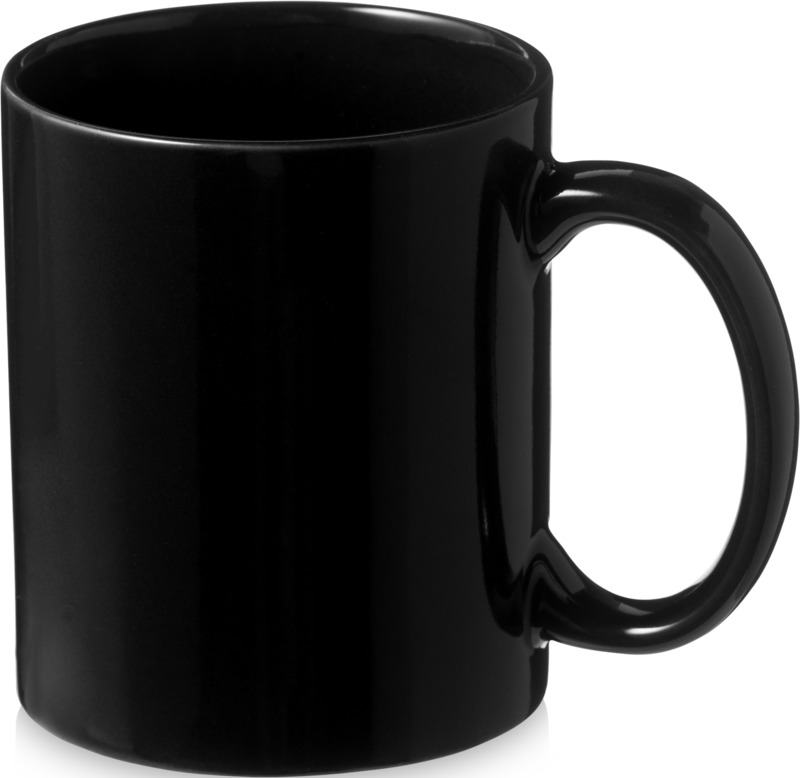 10037800 Керамична чаша Santos 330ml, черна - Image 1
