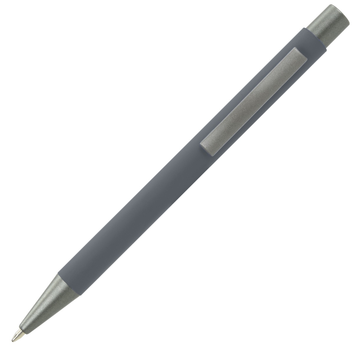 1058814_1 Алуминиева химикалка Oslo Rubber, СИВ - Image 1