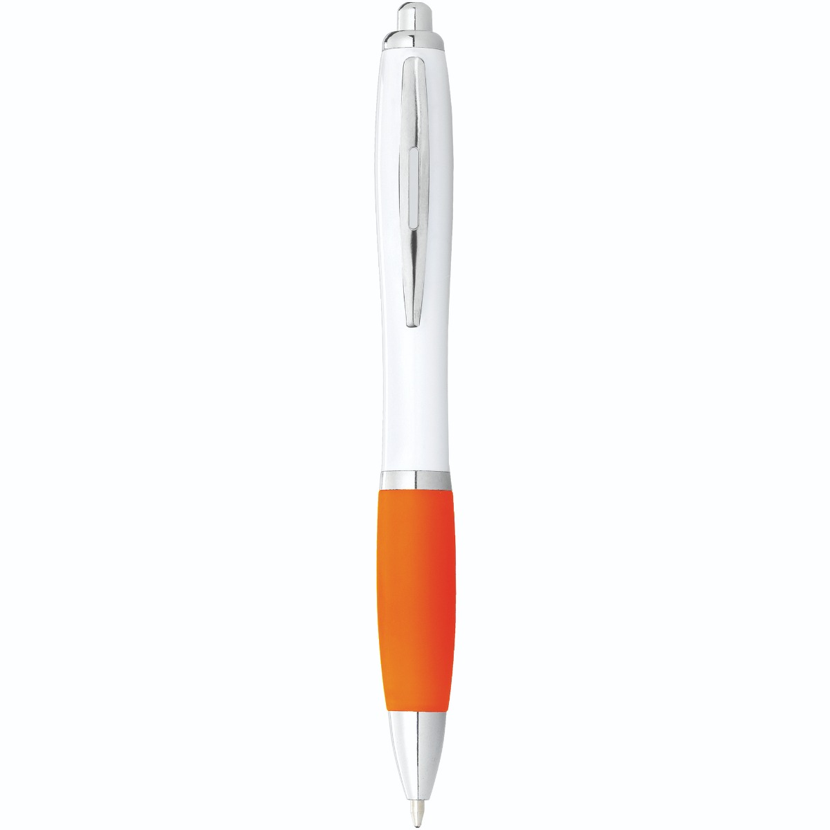 10690008 Химикалка PF Nash, бяла/оранжева - Image 1