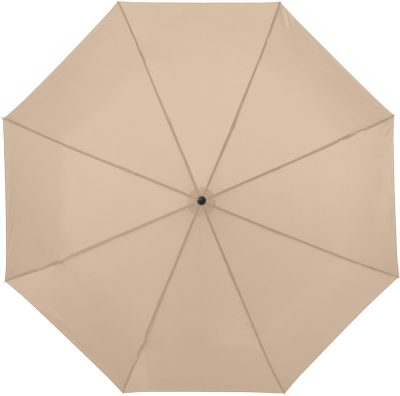 Чадър 21.5", сгъваем, бежов - Image 3