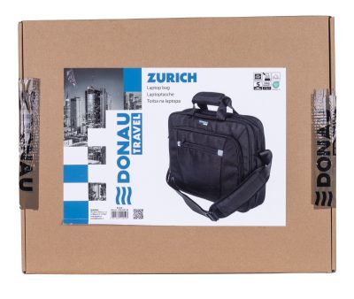 Чанта за лаптоп 15,6" Donau Travel Zurich, черна - Image 7