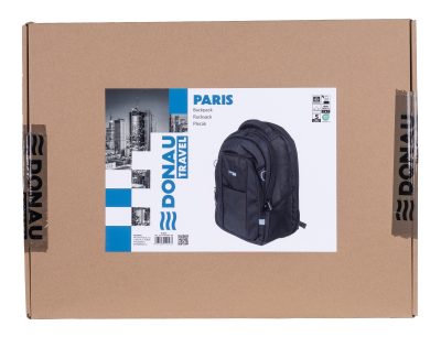 Раница за лаптоп 15,6" Donau Travel Paris, черна - Image 8