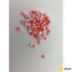 Комплект мъниста Uniline, розови 6mm, опаковка 160 - Image 2