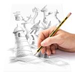 Молив Staedtler Noris 122, HB с гума - Image 2