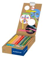 Цветни моливи Staedtler Noris Junior 140, 3 в 1, 6 цвята - Image 2