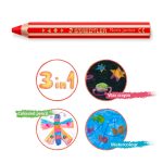 Цветни  моливи Staedtler Noris Junior, 5 цвята+графитен молив +острилка - Image 3
