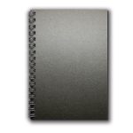Бележник Gray А5, със спирала, 200 стр., графит