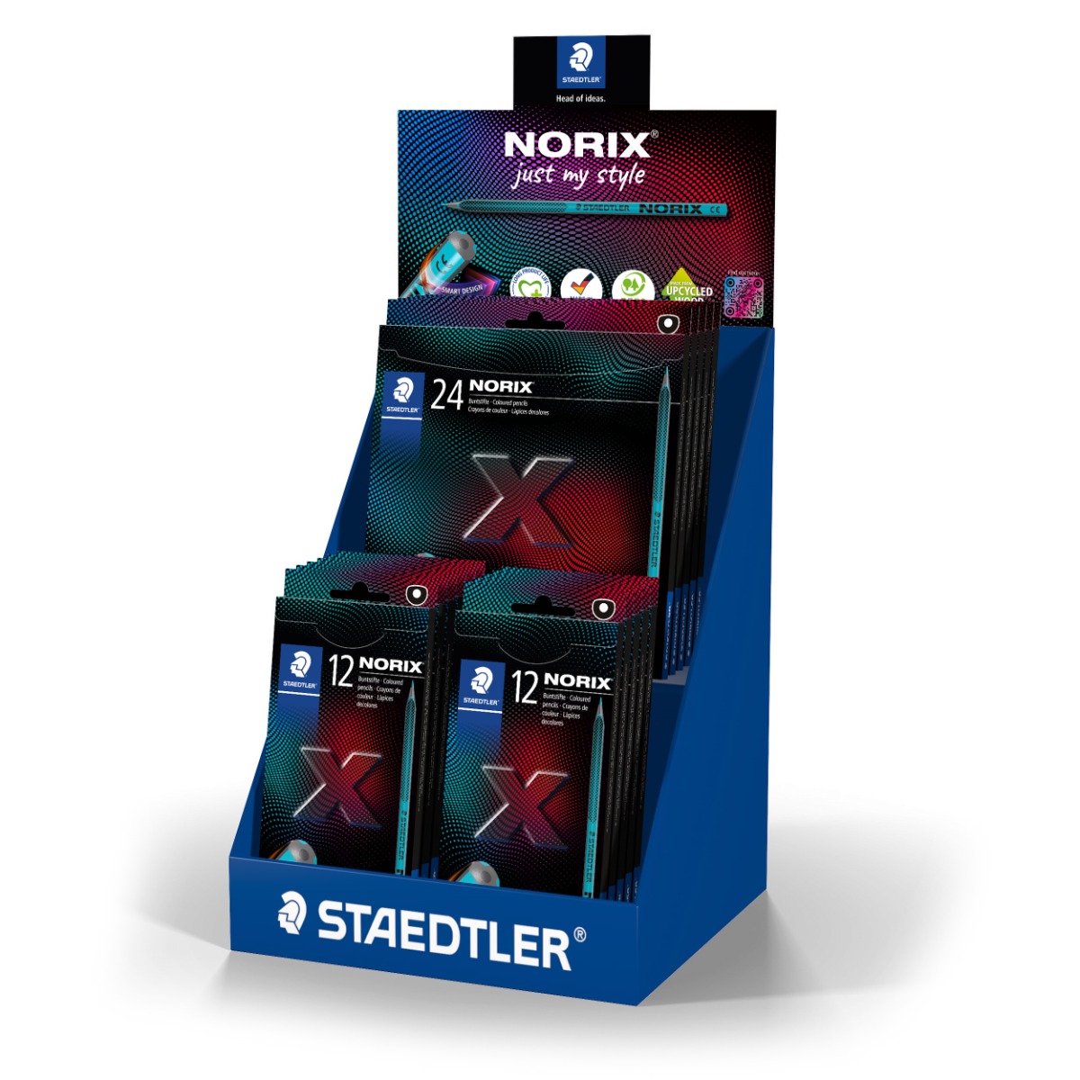 186_ca-1_standard Дисплей цветни моливи Staedtler Norix 186 - Image 1