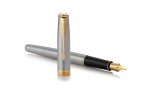Писалка Parker Royal Sonnet St. Steel GT, с кутия, M - Image 2