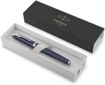 Писалка Parker Royal IM Matte Blue CT, M, с кутия - Image 5