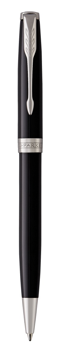 1950792_snnt_imgps_20 Химикалка Parker Royal Sonnet Lacquer, черна CT, без кутия - Image 1