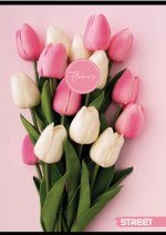 Тетрадка Street, А4, квадратчета, 54листа, flowers - Image 4