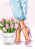 Тетрадка с телчета А5, 60 листа, широки редове, БГ, cute - Image 3