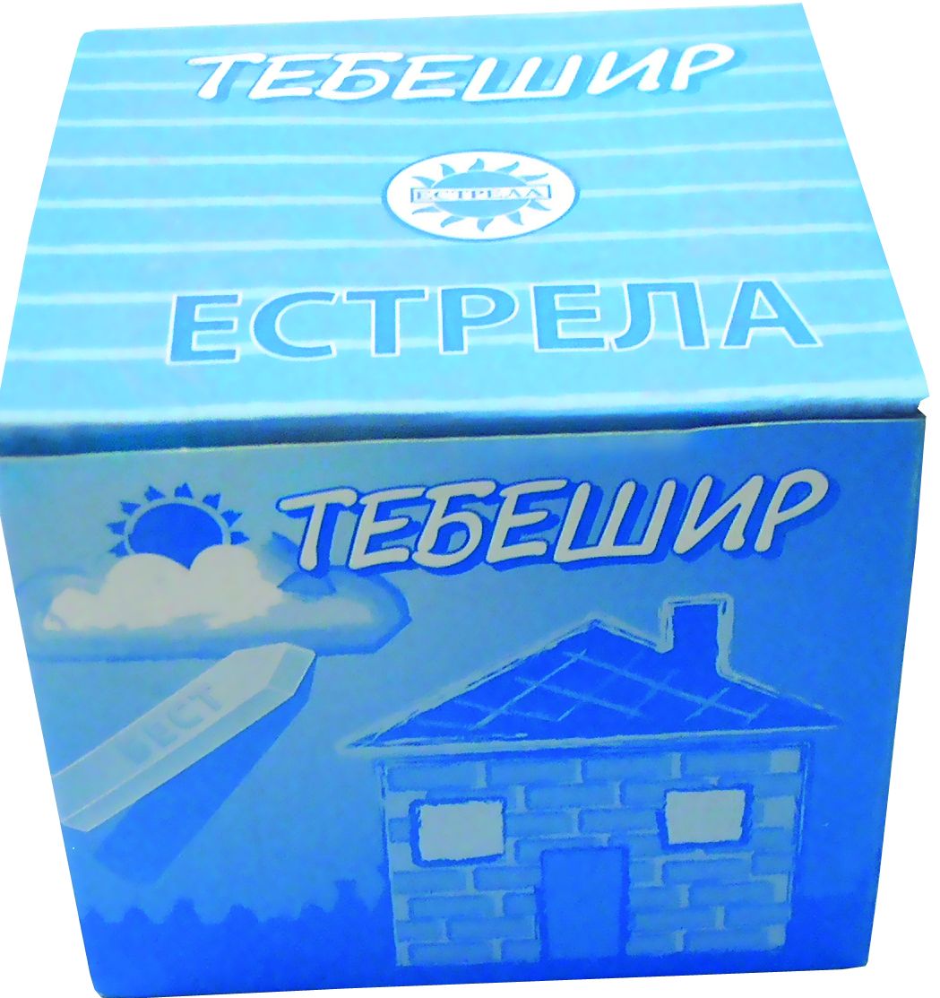 2059_7 Тебешир бял, 42 бр., в кутия - Image 1