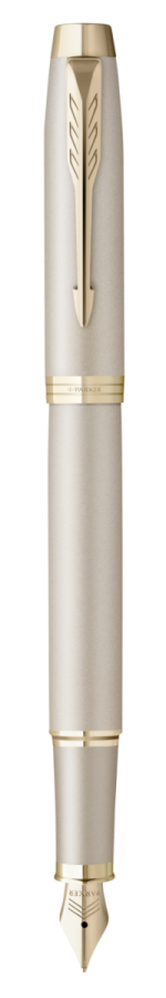 Писалка Parker IM Professionals Monochrome Champagne, с кутя