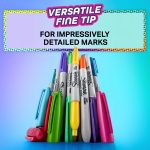 Комплект перманентни маркери Sharpie Glam Pop, F, 24 цвята - Image 2