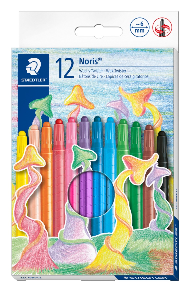 221_nwp12_standard Пастели Staedtler Noris Twister 221, 12 цвята - Image 1