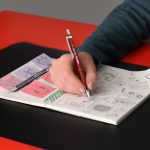 Автоматичен молив Rotring Tikky Retro, 0.7mm, червен - Image 2