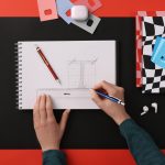 Автоматичен молив Rotring Tikky Retro, 0.7mm, червен - Image 6