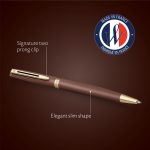 Химикалка Waterman Hemisphere Understated, ЧЕРВЕН GT - Image 3