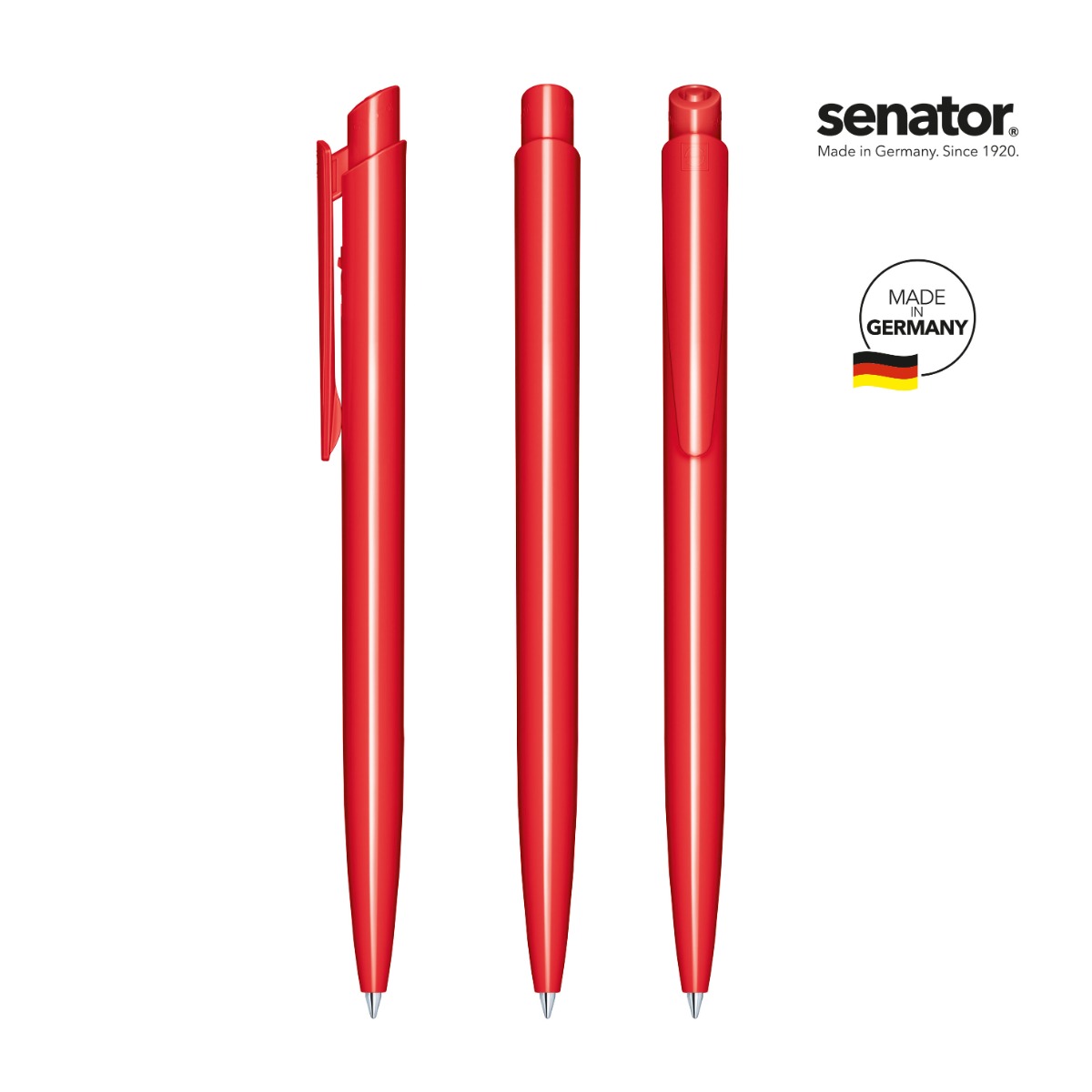 2600-senator-dart-polished-pms-186-5-p Химикалка Senator Dart Polished 2600, червен 186 - Image 1