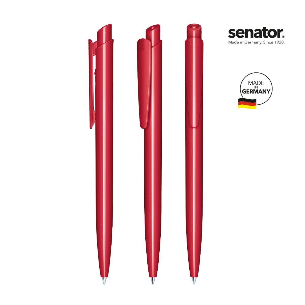 2600-senator-dart-polished-pms-201-5-p Химикалка Senator Dart Polished 2600, тъмночервен 201 - Image 1