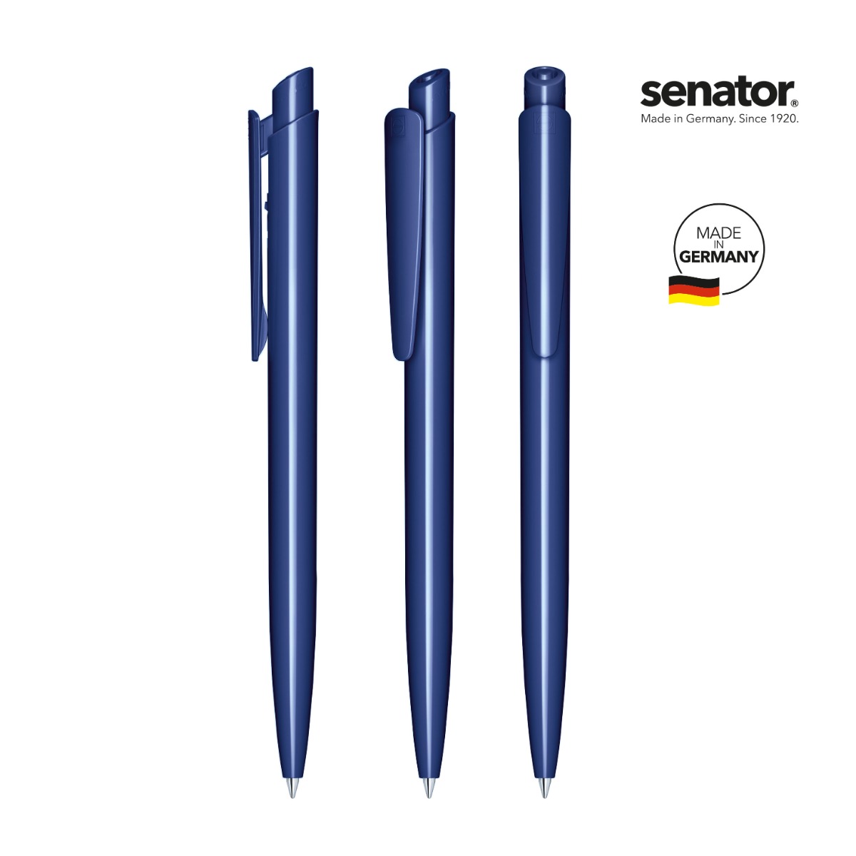 2600-senator-dart-polished-pms-2757-5-p Химикалка Senator Dart Polished 2600, тъмносин 2757 - Image 1