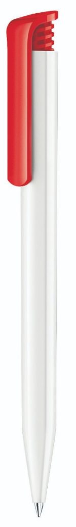Химикалка Senator Super-Hit Polished 2955, бял/червен 186 - Image 2