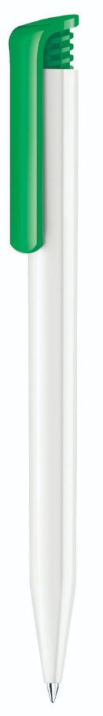 Химикалка Senator Super-Hit Polished 2955, бял/зелен 347 - Image 2