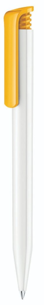 Химикалка Senator Super-Hit Polished 2955, бял/жълт 7408 - Image 2