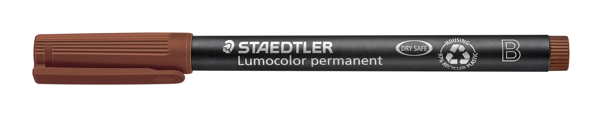 314-7_standard_closed_geschlossen Маркер Staedtler Lumocolor 314 OHP B, кафяв - Image 1