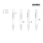 Химикалка Senator Evoxx Polished 3273, жълт - Image 3
