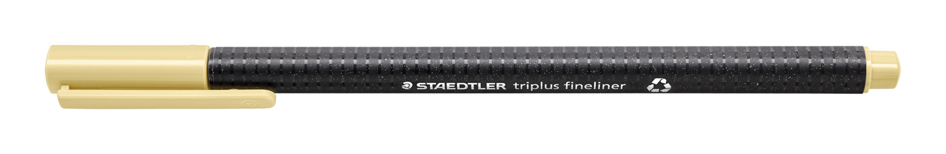 334-13_rezyklat_standard_closed_geschlossen Тънкописец Staedtler Triplus 334, ванилия 13 - Image 1