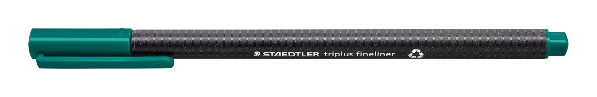 334-38_rezyklat_standard_closed_geschlossen Тънкописец Staedtler Triplus 334, морскозелен 38 - Image 1