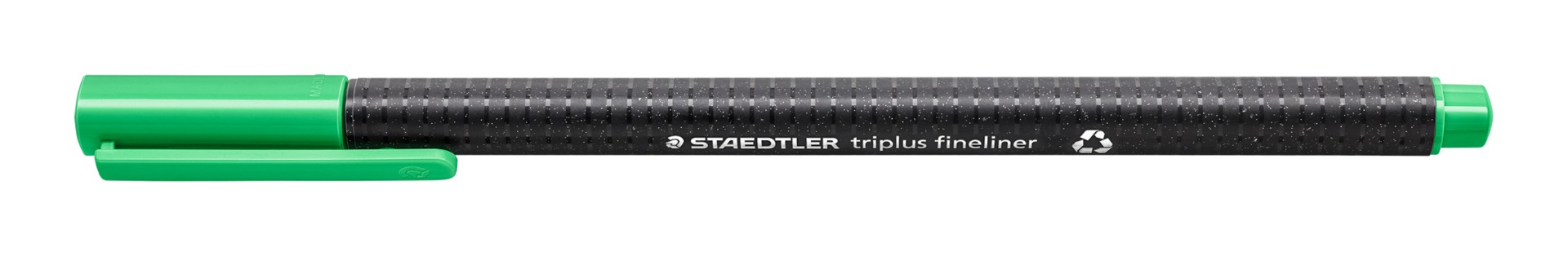 334-550_rezyklat_standard_closed_geschlossen Тънкописец Staedtler Triplus 334, бледозелен 550 - Image 1