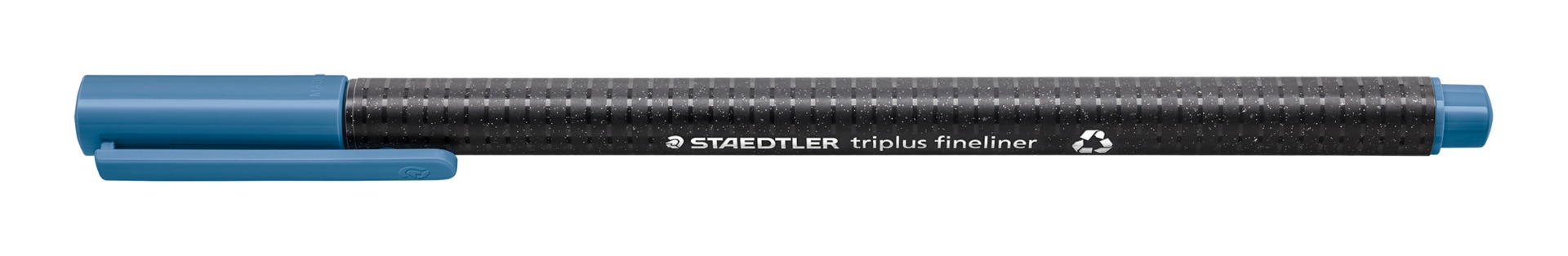 334-63_rezyklat_standard_closed_geschlossen Тънкописец Staedtler Triplus 334, сивосин 63 - Image 1