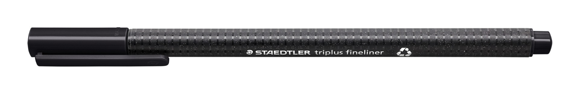 334-9_rezyklat_standard_closed_geschlossen Тънкописец Staedtler Triplus 334, черен 9 - Image 1