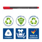 Комплект тънкописци Staedtler 334 rPP, 4 цвята - Image 2