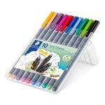 Комплект тънкописци Staedtler 334, 10 цвята в кутия - Image 2