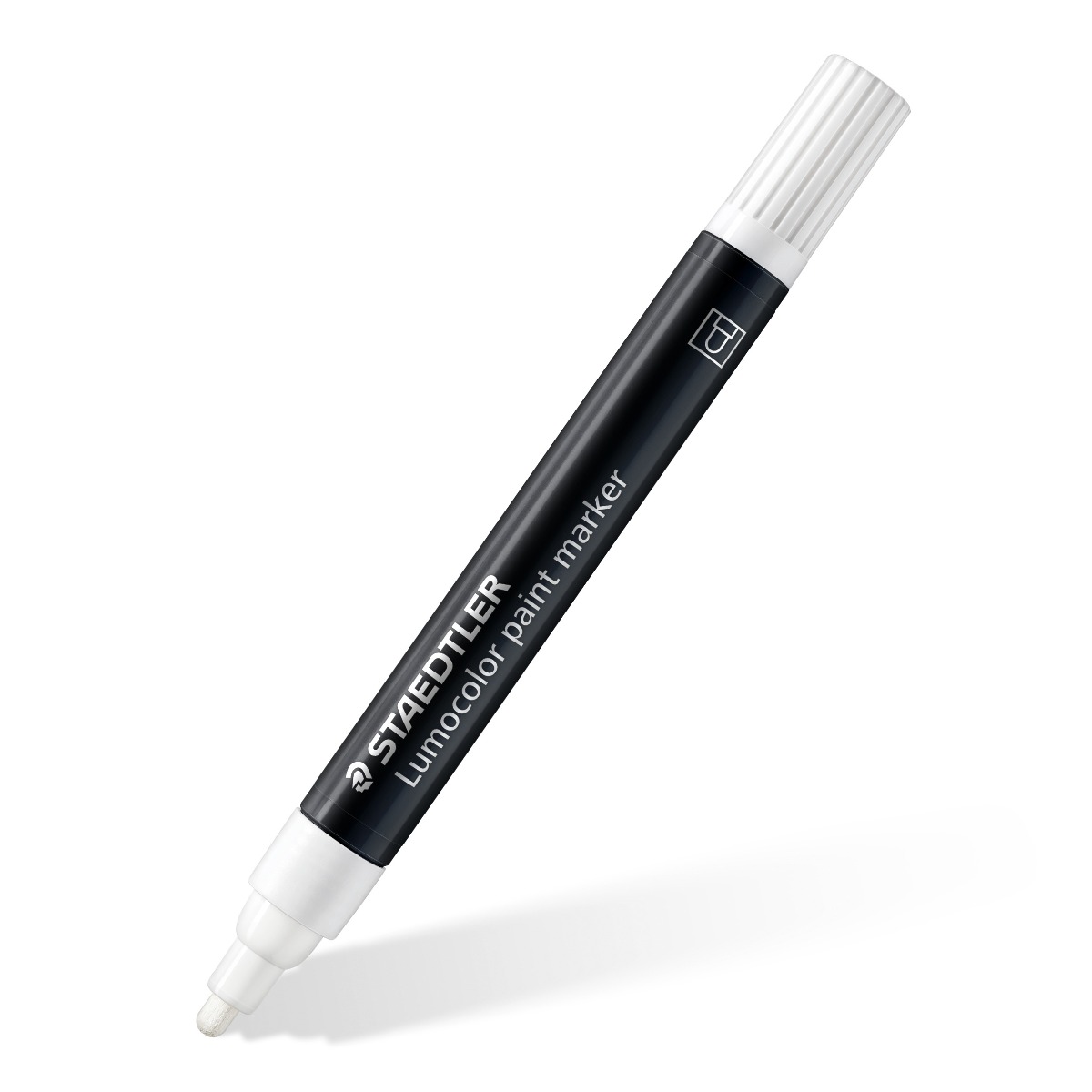 Маркер Staedtler Lumocolor Paint 349, акрилен, бял - Image 1