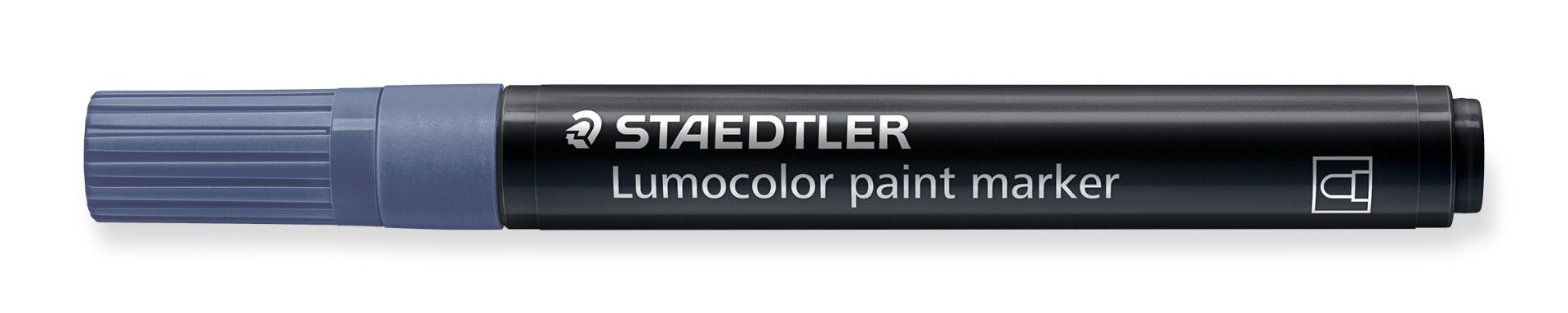 349-85_standard_closed_geschlossen Акрилен маркер Staedtler Lumocolor 349, гълъбово сиво 85 - Image 1