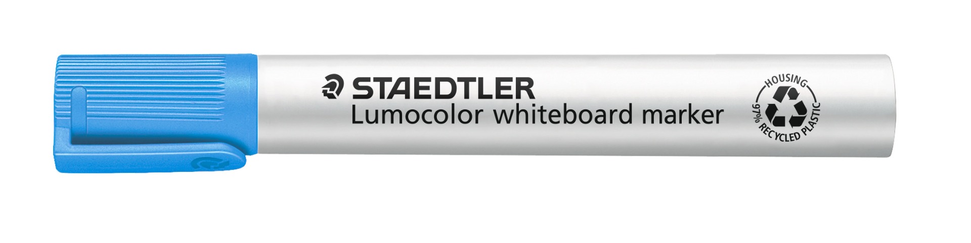 351-30_standard_closed_geschlossen Маркер Staedtler Lumocolor 351 за бяла дъска, объл връх, светлосин - Image 1