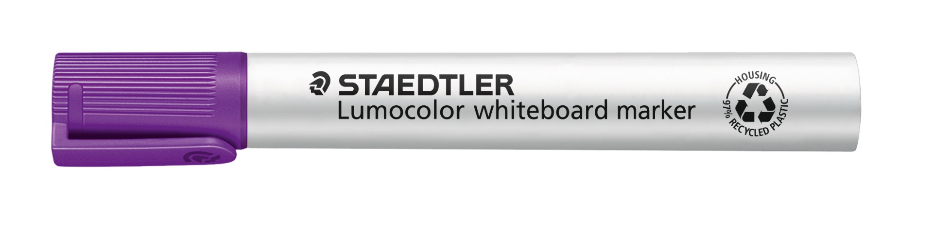 351-6_standard_closed_geschlossen Маркер Staedtler Lumocolor 351 за бяла дъска, объл връх, лилав - Image 1