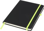 Бележник Noir medium, А5, 96 листа, черен/свзелен