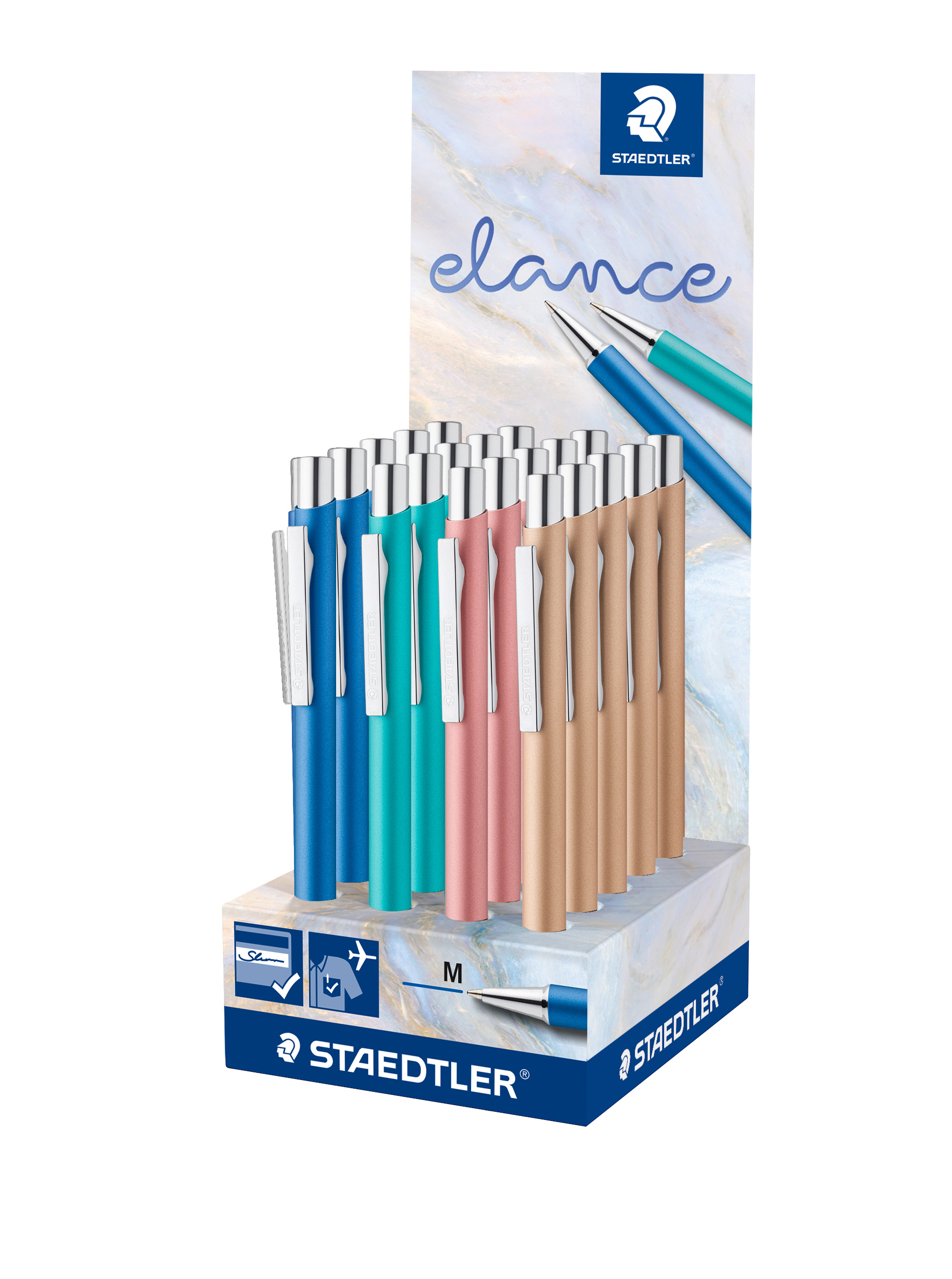 358893_cigk0hqgmxvvvcgu Дисплей химикалки Staedtler Elance 421 45, 20 бр - Image 1
