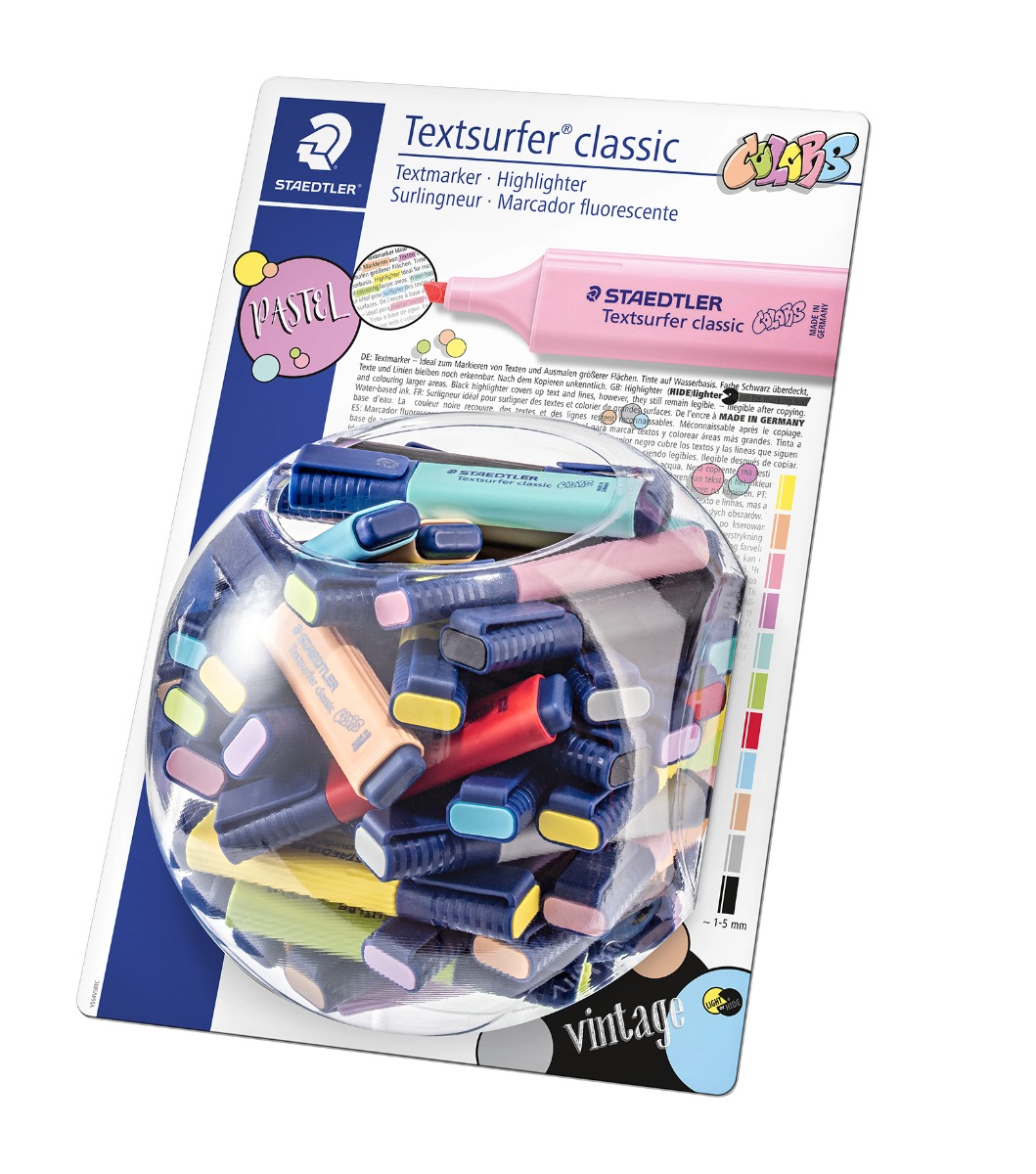 364_cv100p_standard Дисплей текстмаркери Staedtler 364, 100 броя, свежи цв - Image 1