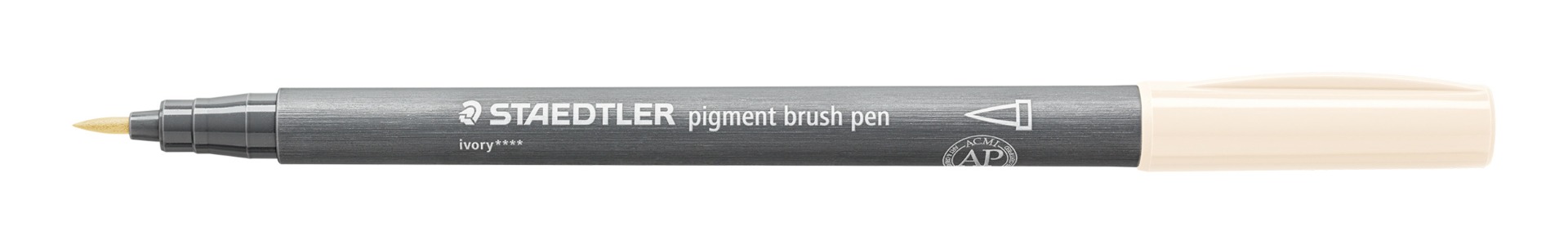371-107_standard_open_offen Флумастер Staedtler Pigment Brush 371, СЛОНОВА КОСТ - Image 1