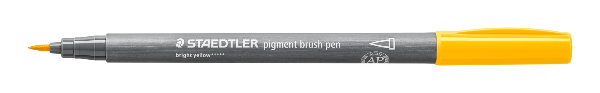 371-110_standard_open_offen Флумастер Staedtler Pigment Brush 371, ТЪМНО ЖЪЛТ - Image 1